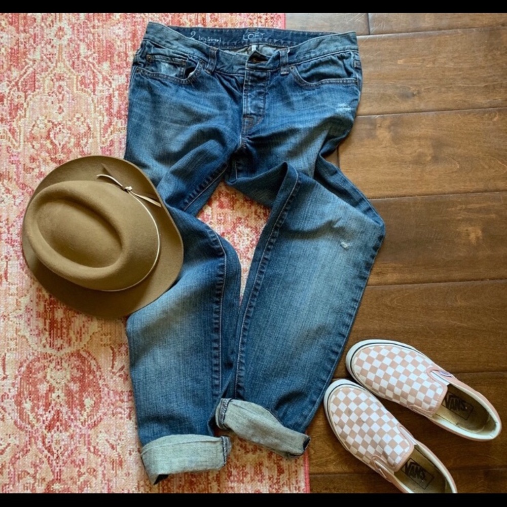 Boyfriend jeans Loft size 2